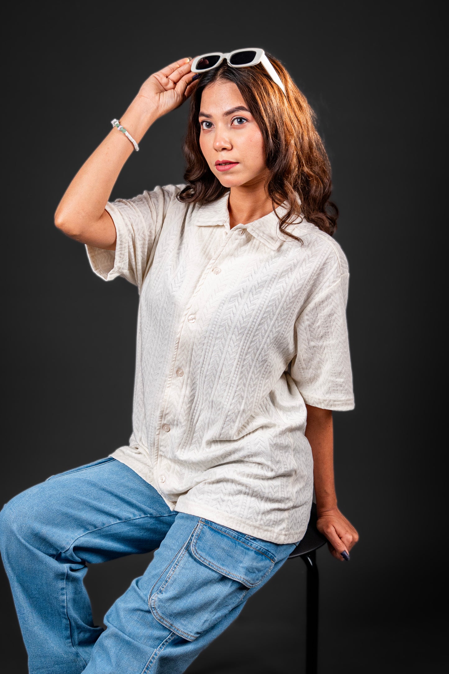 OVERSIZED TEXTURED SHIRT