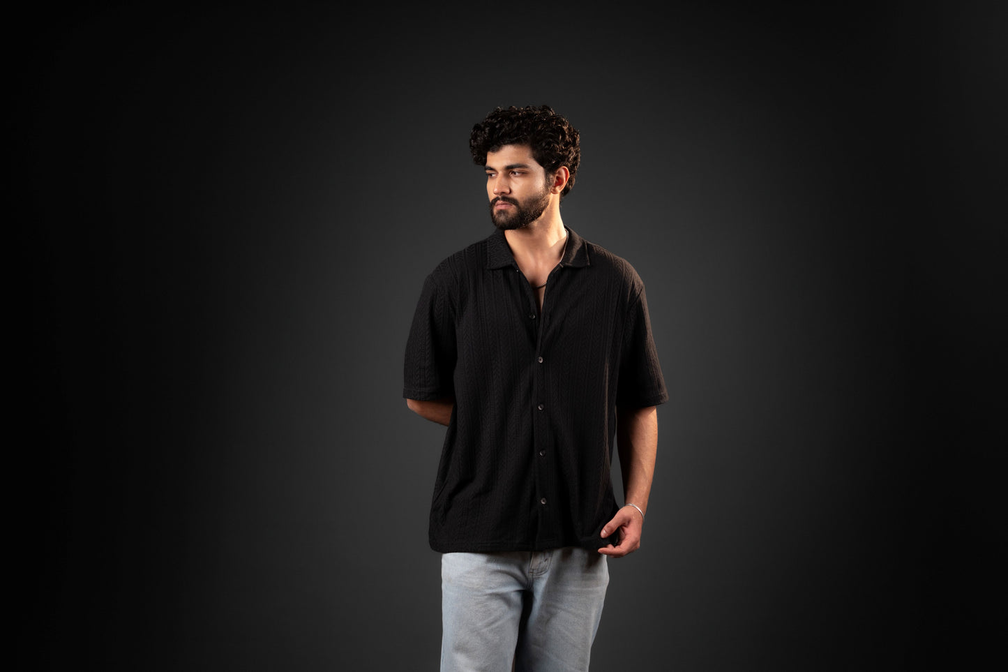 OVERSIZED TEXTURED SHIRT