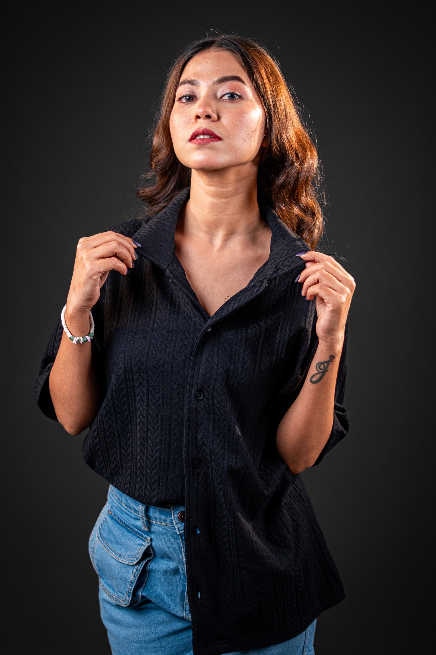 OVERSIZED TEXTURED SHIRT